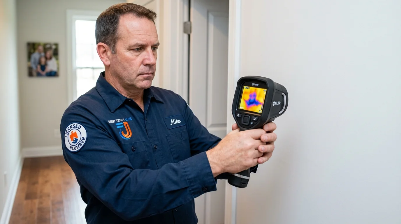 Thermal imaging leak detection by Johns Plumbing LLC in Shawneetown
